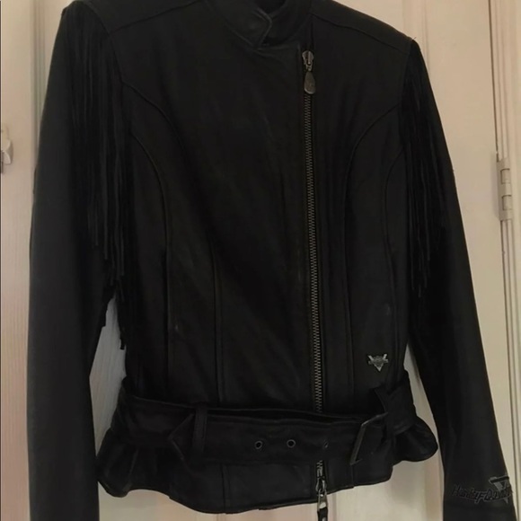 Harley Davidson Leather Womens Jacket - Picture 4 of 11